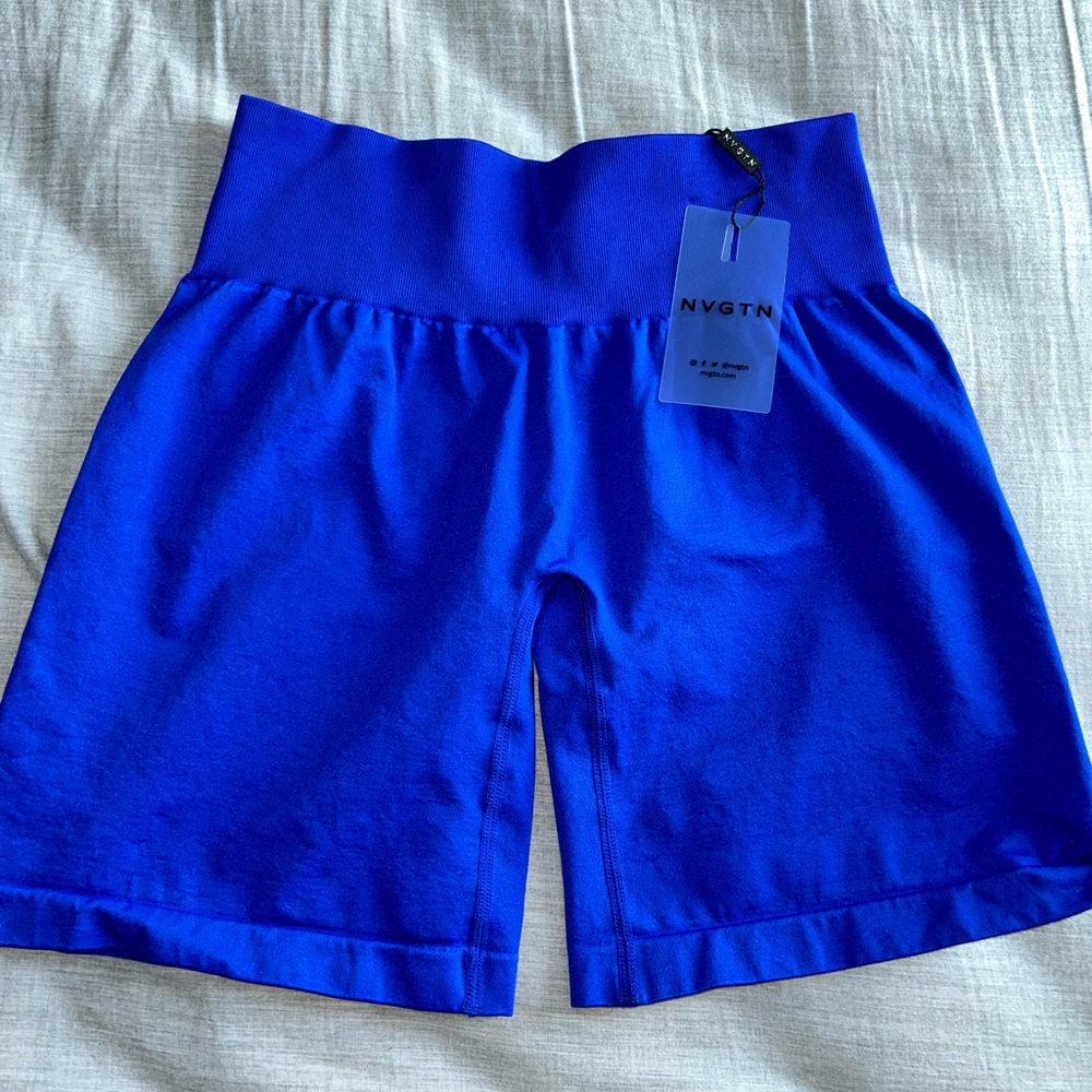 Cobalt Solid Seamless NVGTN Shorts